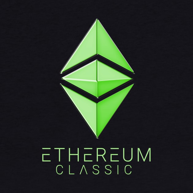 Ethereum Classic Simple (green metal) by andreabeloque